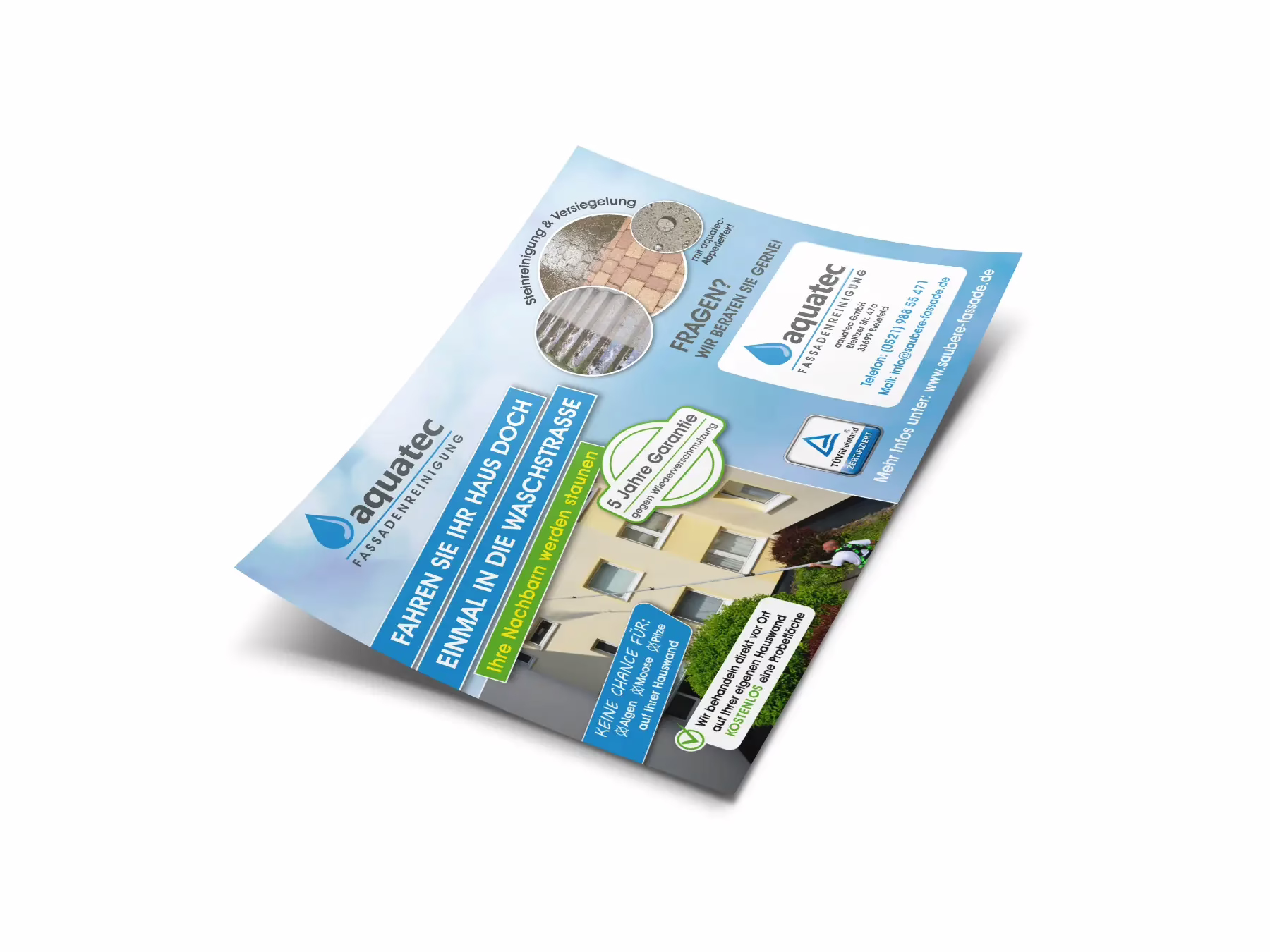 DIN DIN lang Flyer 6-seitiger Flyer gestalten und drucken lassen 